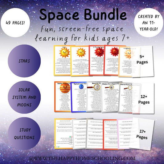 Space Bundle: Stars, Planets and Moons
