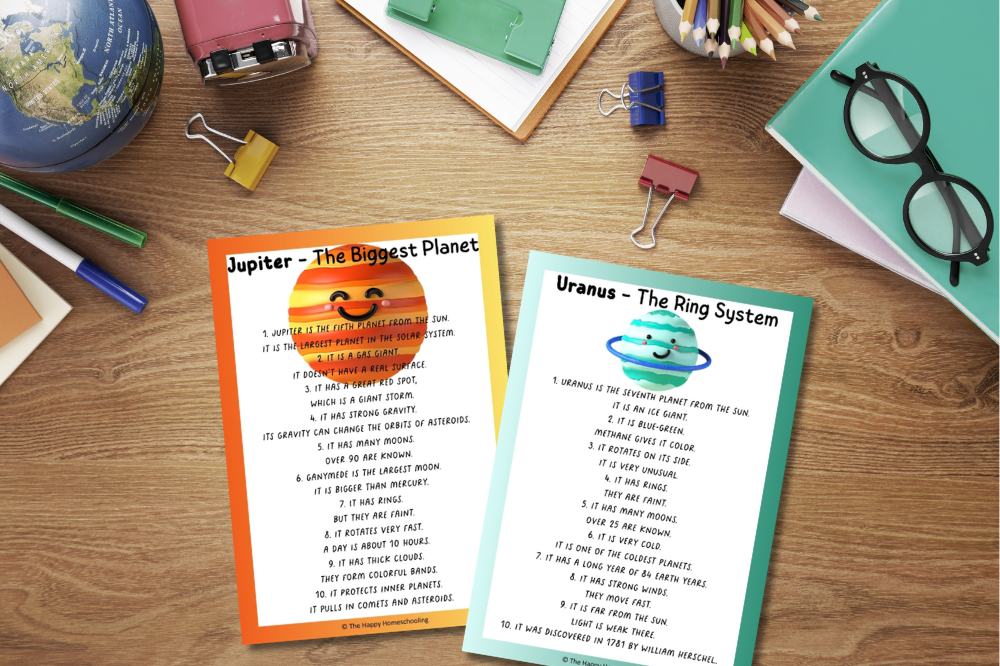 Solar System & Moons Study Pack